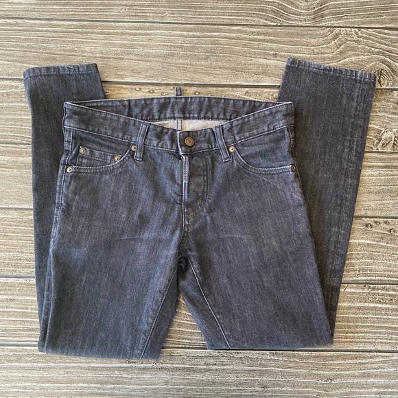 Men’s Dsquared Raw Slim Skinny Denim Jeans Italian - Picture 3 of 8